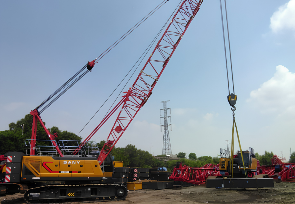 Rig Mobilization from East Kalimantan to Central Sulawesi crawler crane(1)
