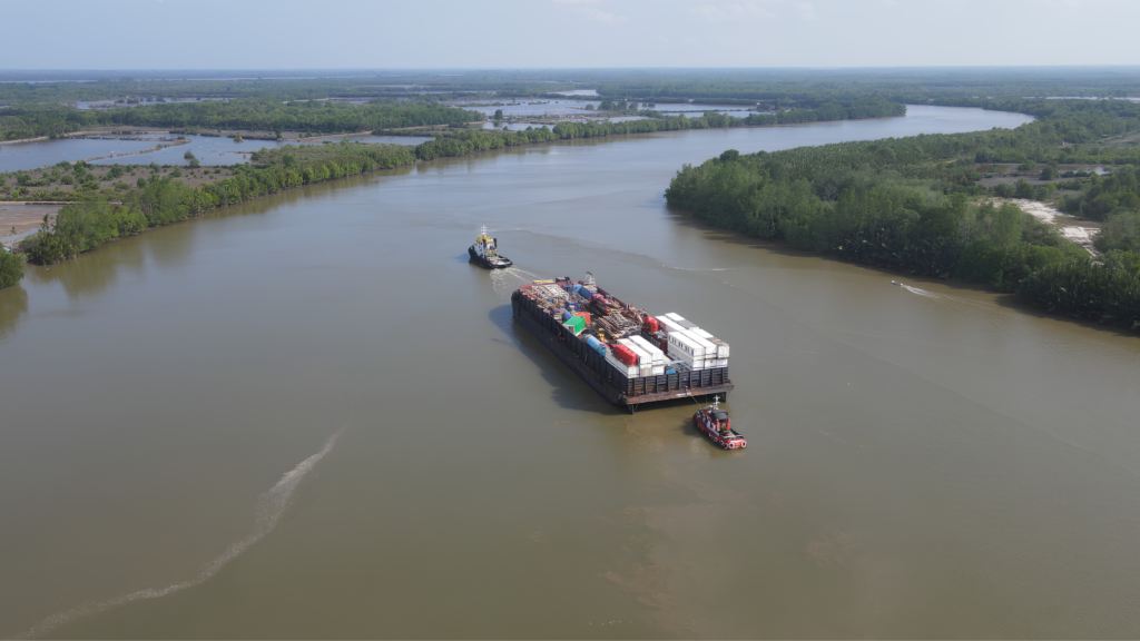 Rig Mobilization from Haruan to Bunyu: Reliable Logistics for Energy Projects drone saliki(1)
